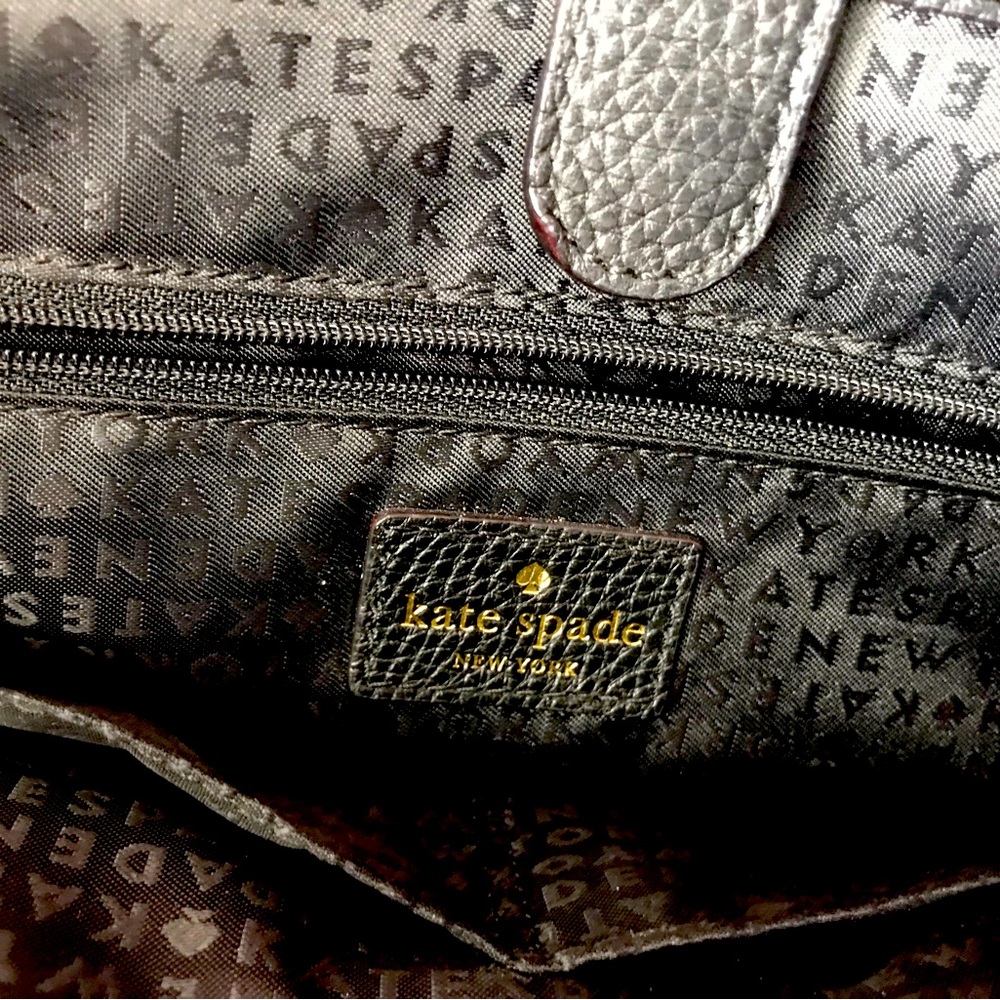 Kate Spade, black genuine cow’s leather